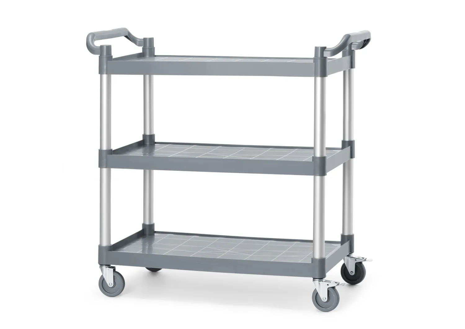 Stor servicevagn i polypropen med 3 hyllor - 3
