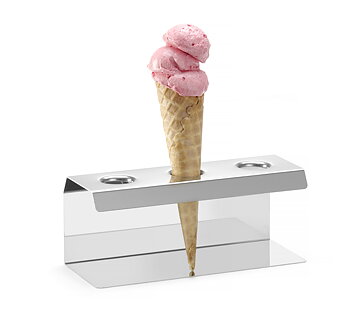 Ice cream cones stand