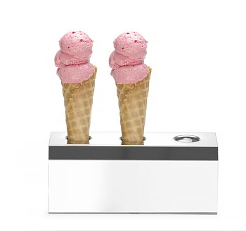 Ice cream cones stand