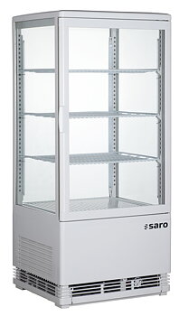 Cooling display with 3 shelves, 78 liters