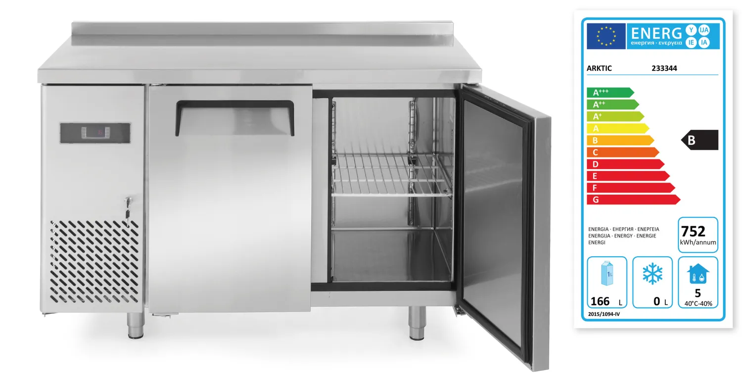 Kylbänk med bakkant, 166 L - 2