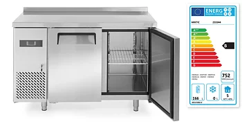 Kylbänk med bakkant, 166 L