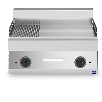 Stekhäll/grill, bänkmodell, 1/3 räfflad och 2/3 slät platta