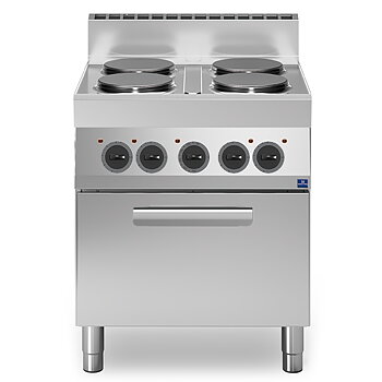 Electric range, 4 plates, 1 electric convection oven