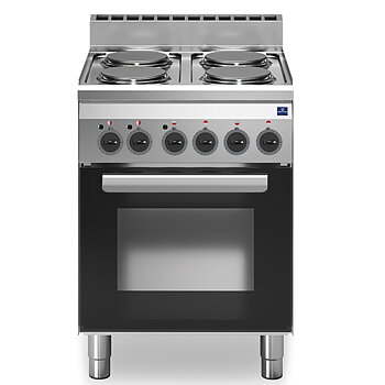 Electric stove 4 plates, with convection oven and electric grill