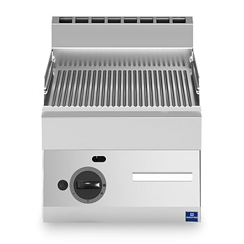 Stekhäll/grill gas, bänkmodell, räfflad