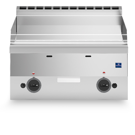 Stekhäll/grill gas, dubbel, slät/räfflad platta