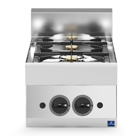 Gas hob, 2 burners