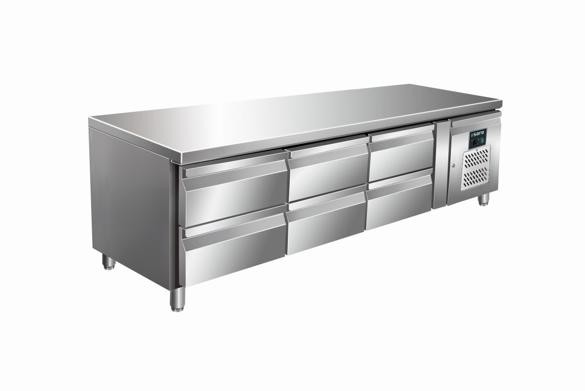 Grillkylbänk med 3x2 lådor&nbsp;