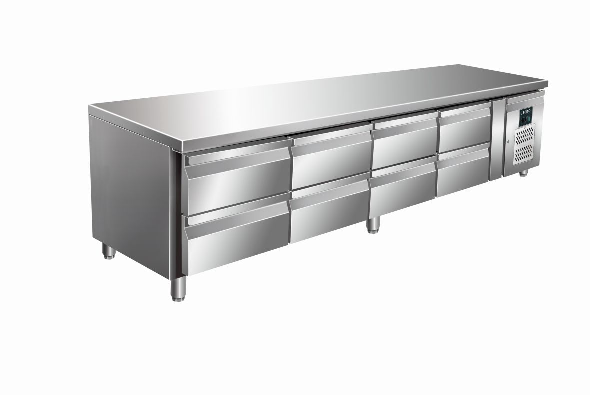 Grillkylbänk med 4x2 lådor&nbsp;
