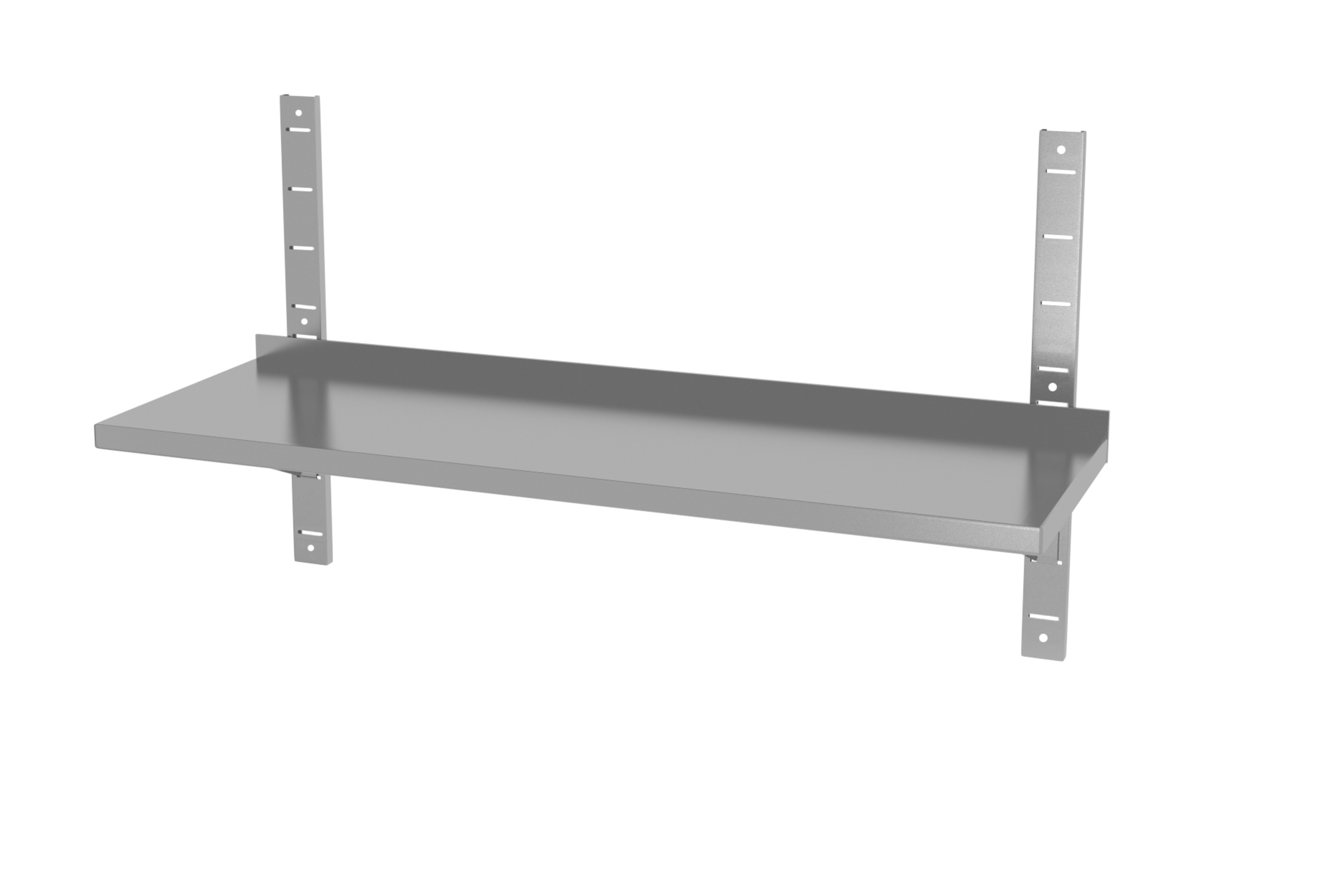 Wall shelf, 300 mm deep, including brackets