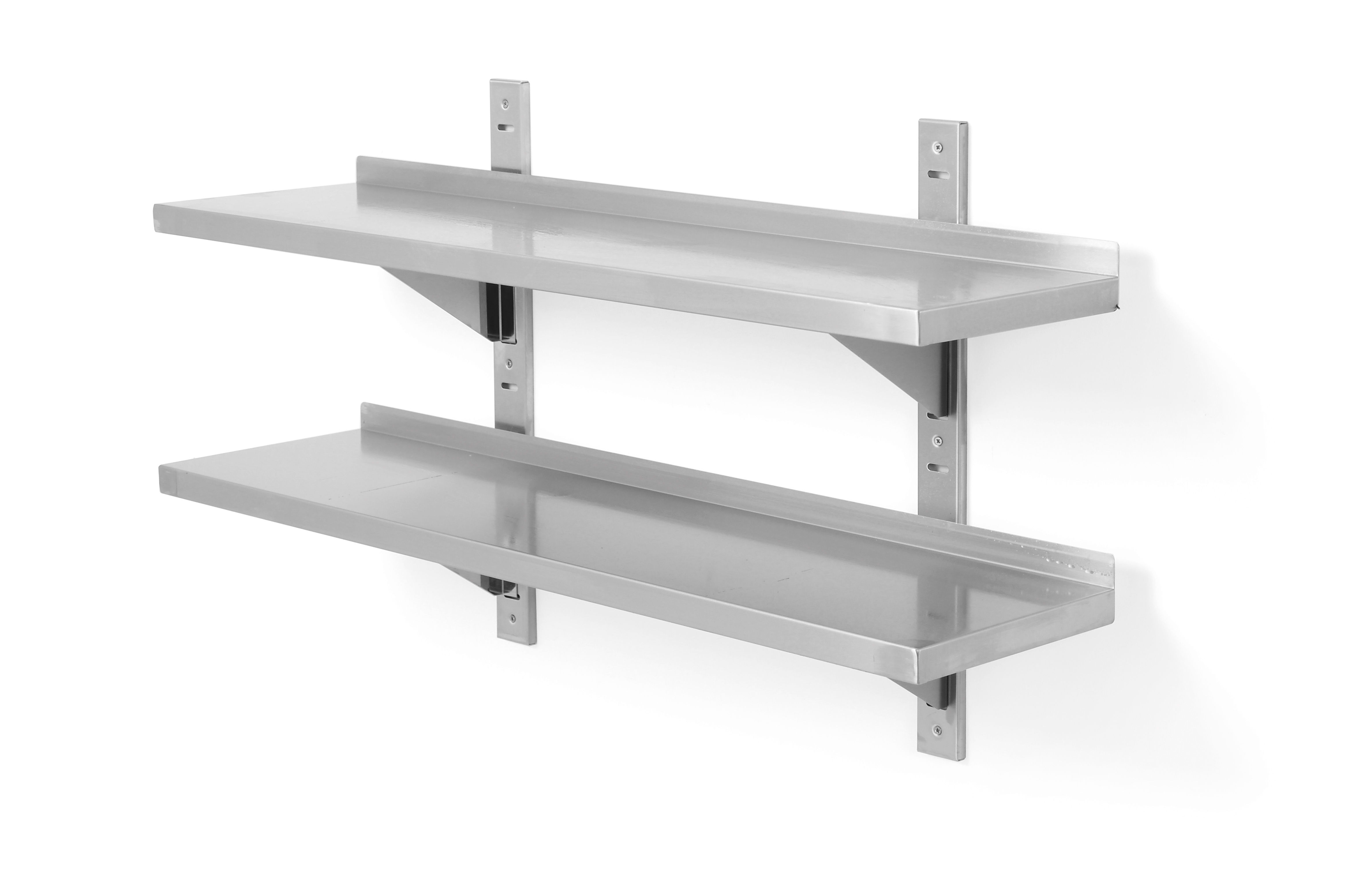 Wall shelf – double depth 300 mm, including brackets