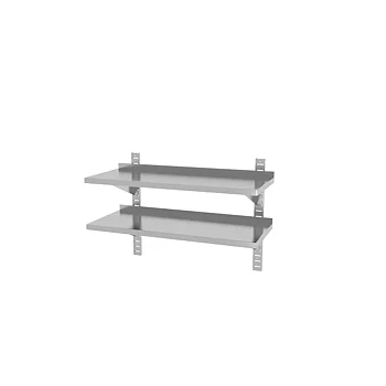 Wall shelf – double depth 300 mm, including brackets