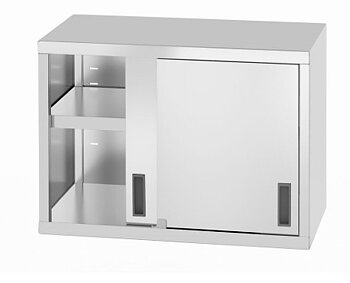 Wall-mounted cabinet with sliding doors, 1200x400x600 mm