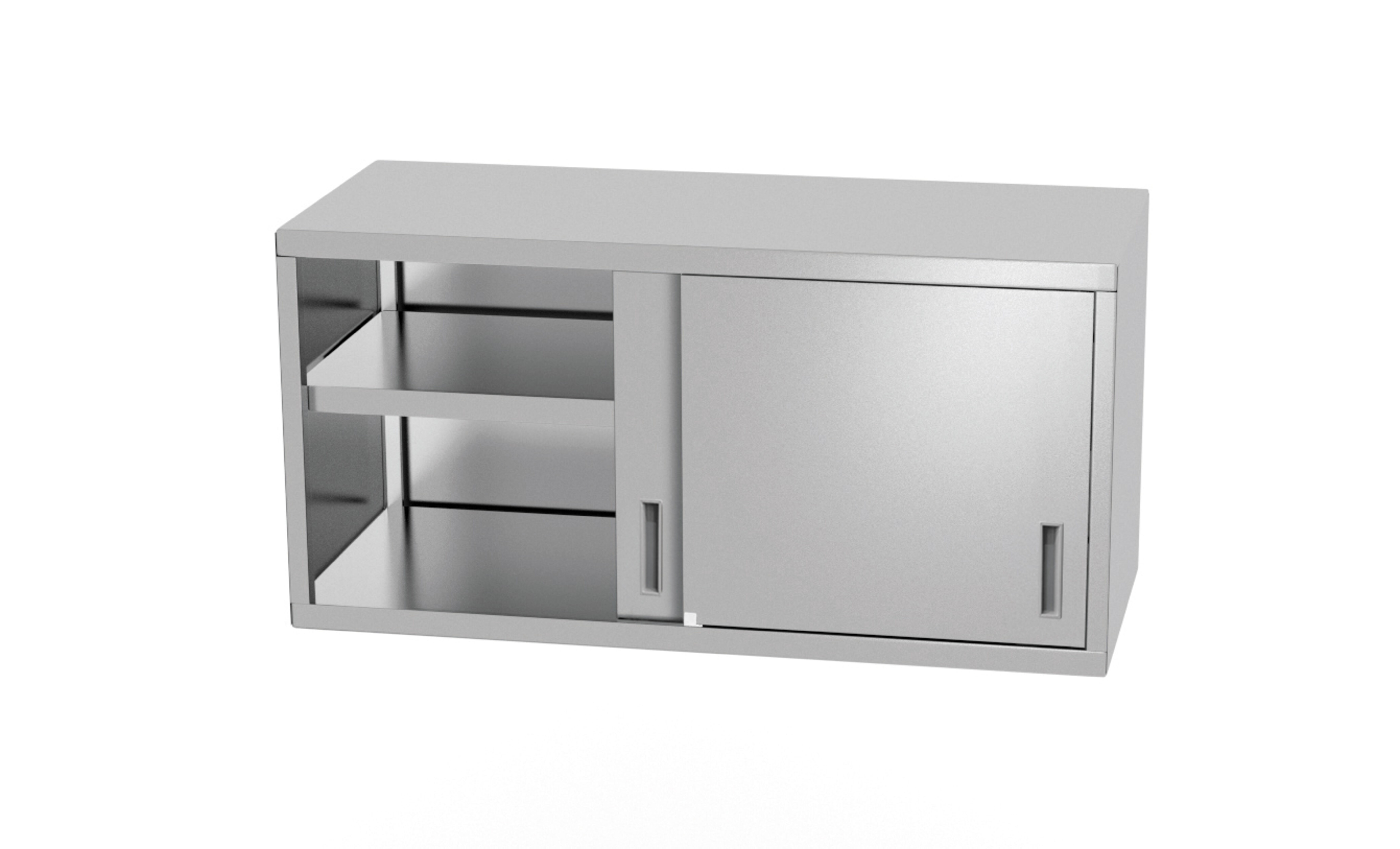 Wall-mounted cabinet with sliding doors, 1000x300x600 mm
