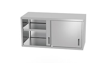 Wall-mounted cabinet with sliding doors, 1000x300x600 mm