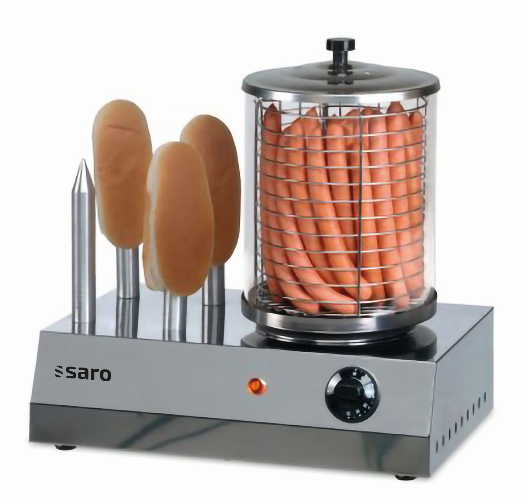 Hot dog heater and 3 bun heaters modell CS-400