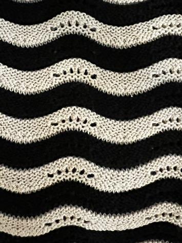 Svart/Vit Pullover - Stl. XXL - Signature