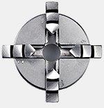 Proxxon 4-jaw-chuck, self-centering for FD 150/E
