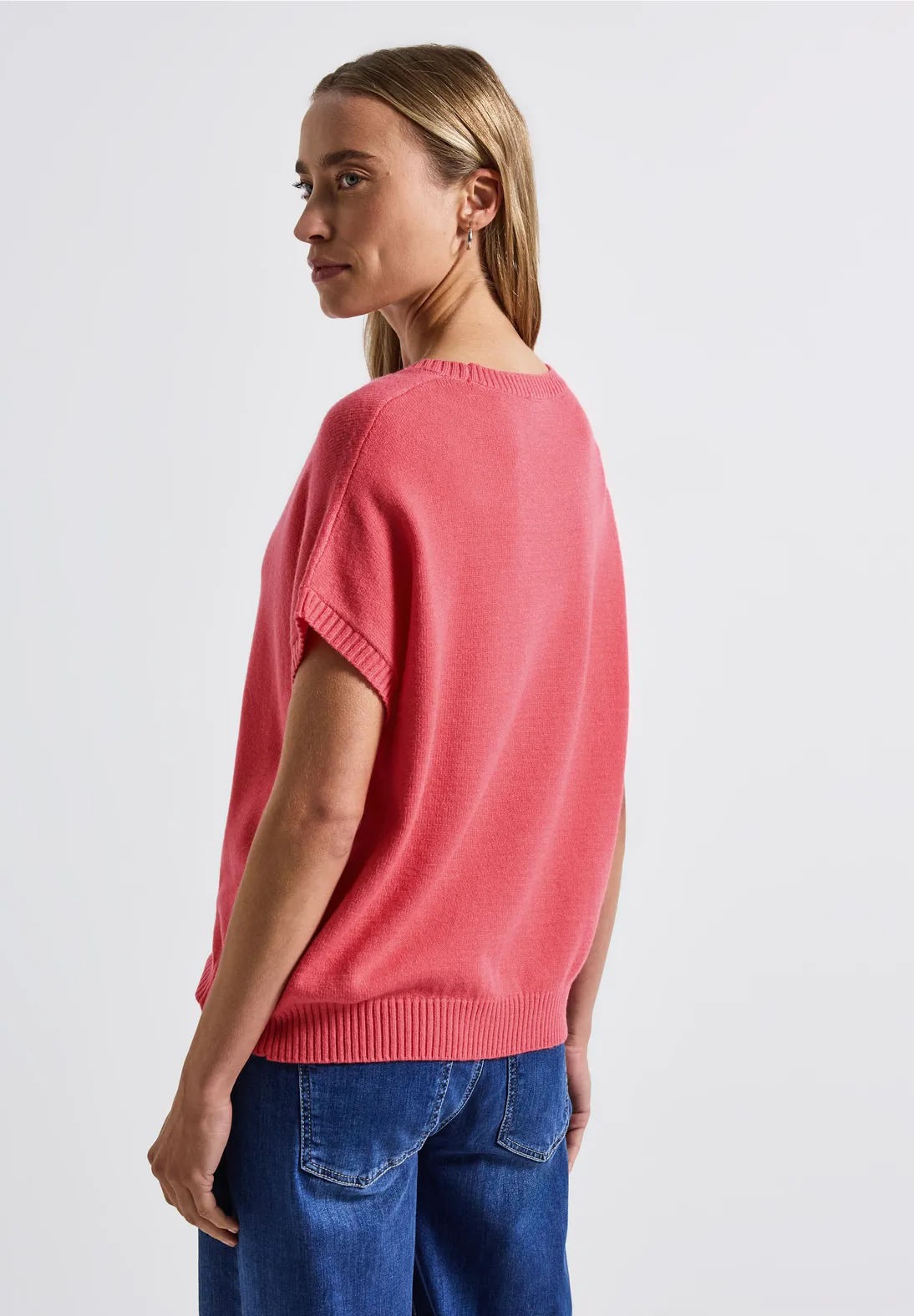 Cosy Sleeveless Sweater - Almond Coral - Street One