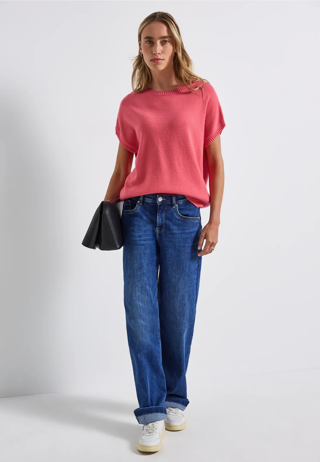 Cosy Sleeveless Sweater - Almond Coral - Street One - 3