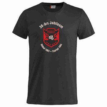 T-shirt  Jubileum 30 år bomull, Kanzen-Kai,  junior & vuxen