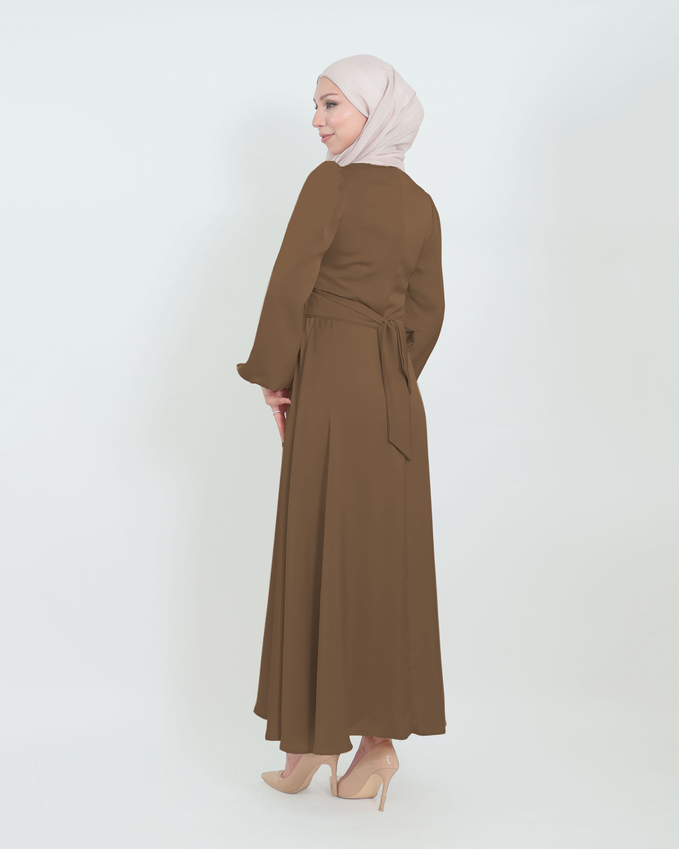 Party dress - Brown - 4