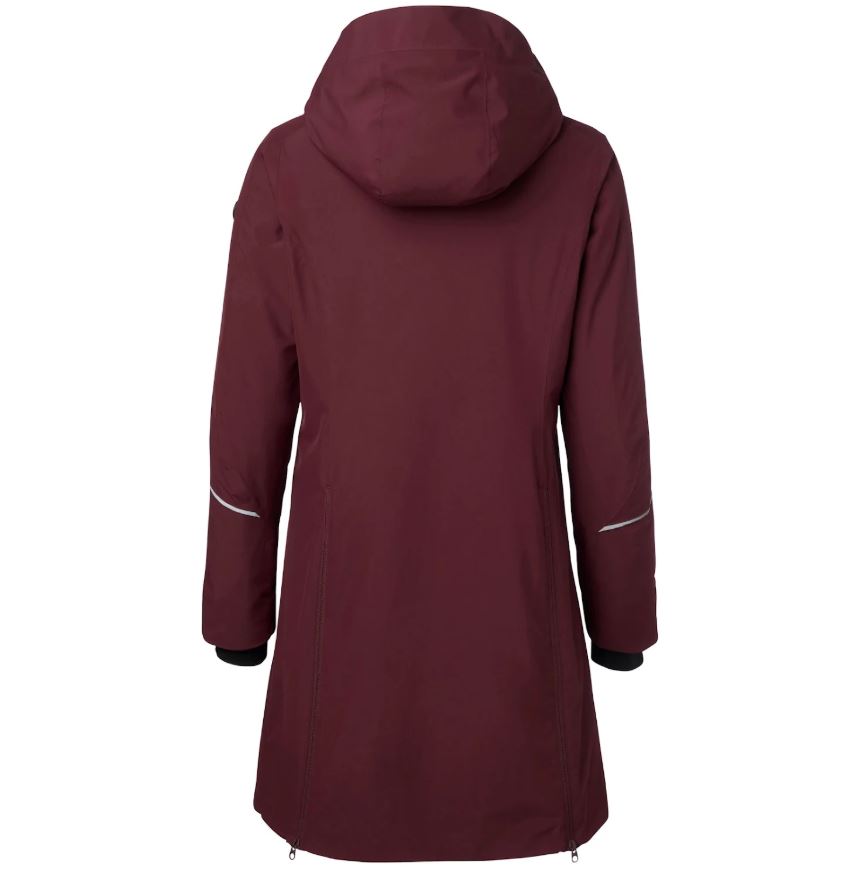 Stierna Stella Short Winter Coat - Merlot - waterproof