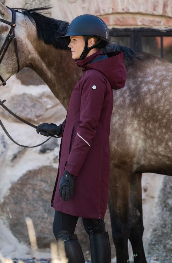 Stierna Stella Short Winter Coat - Merlot