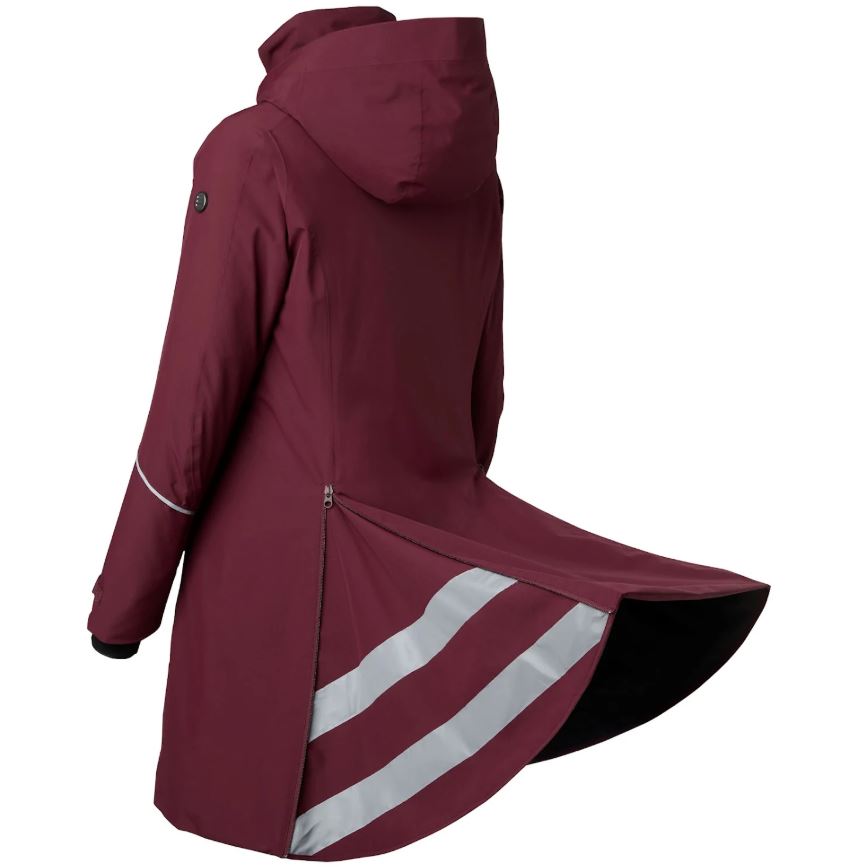 Stierna Stella Short Winter Coat - Merlot - windproof