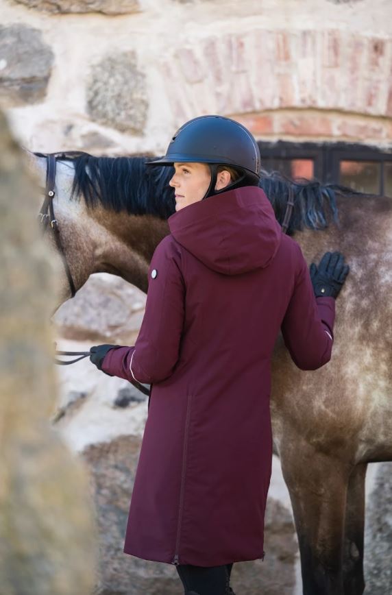 Stierna Stella Short Winter Coat - Merlot