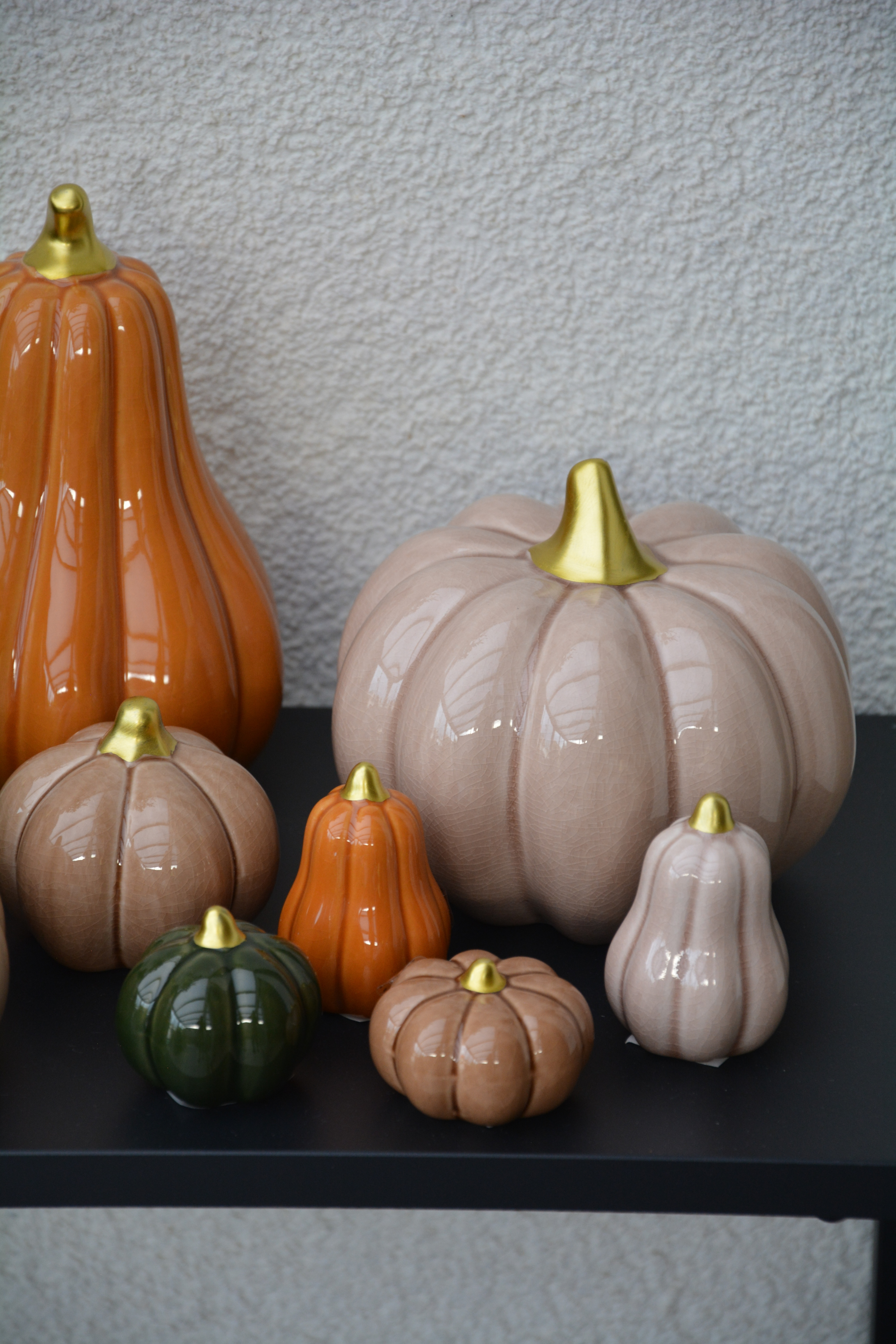 Pumpa beige XL rund 14 cm keramik - 4