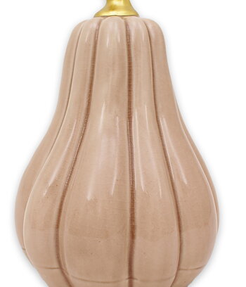 Pumpa beige XL hög 17,5 cm keramik