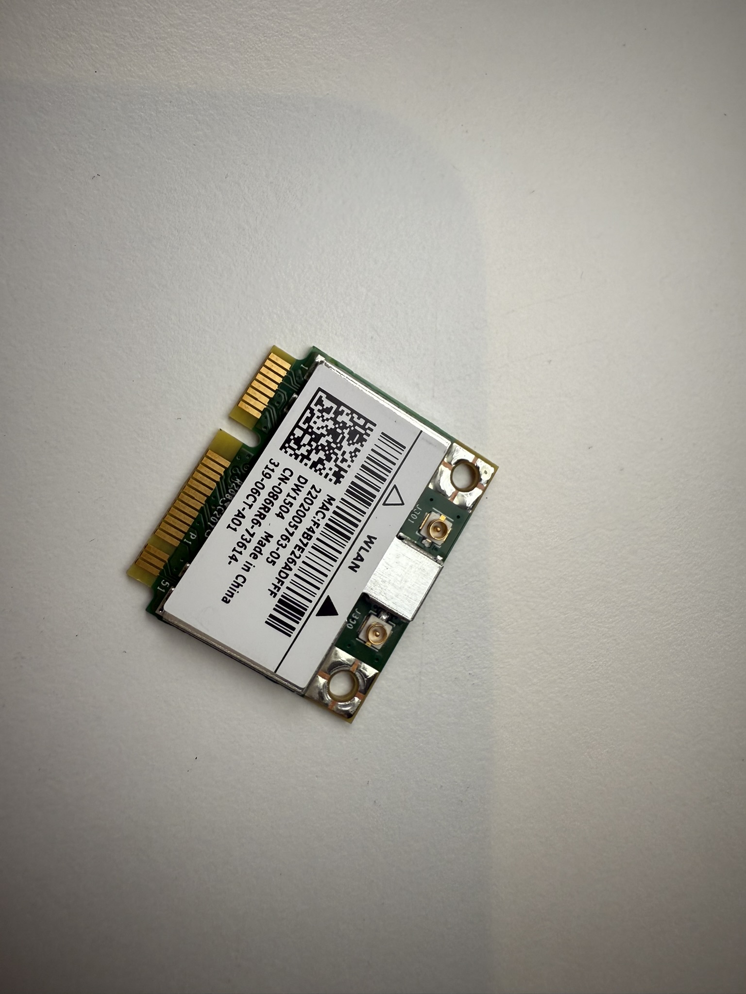 Dell DW1504 Mini Wifi Card CN-086RR6 86RR6 Dell latitude E6530 E6430 E6330 BCM94313HMG2L
