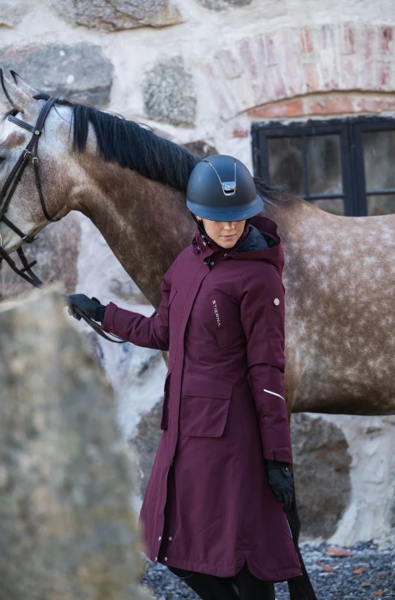 Stierna Stella Winter Coat - Merlot - warm