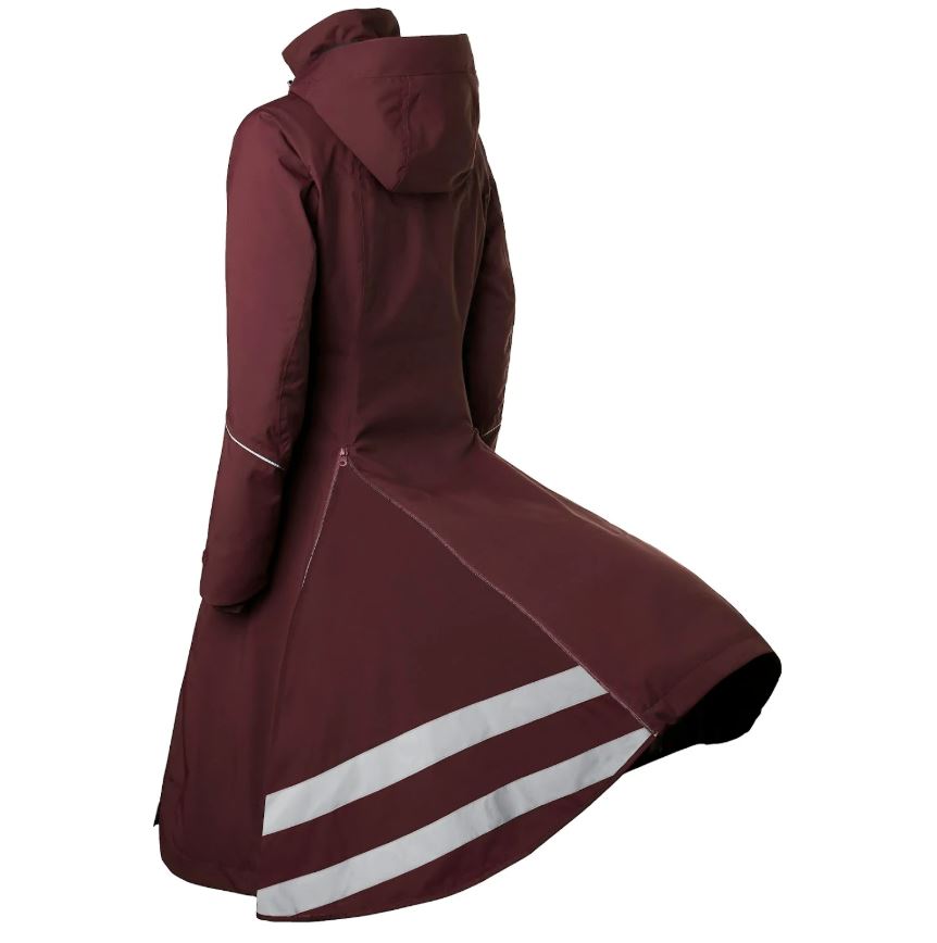 Stierna Stella Winter Coat - Merlot - windproof