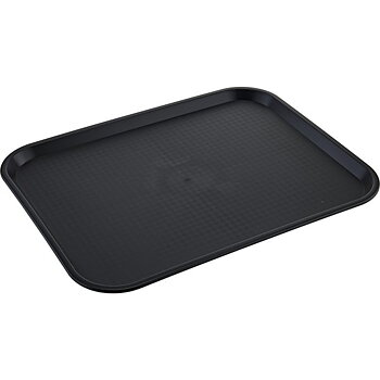 Cafebricka 28x36cm svart  plast