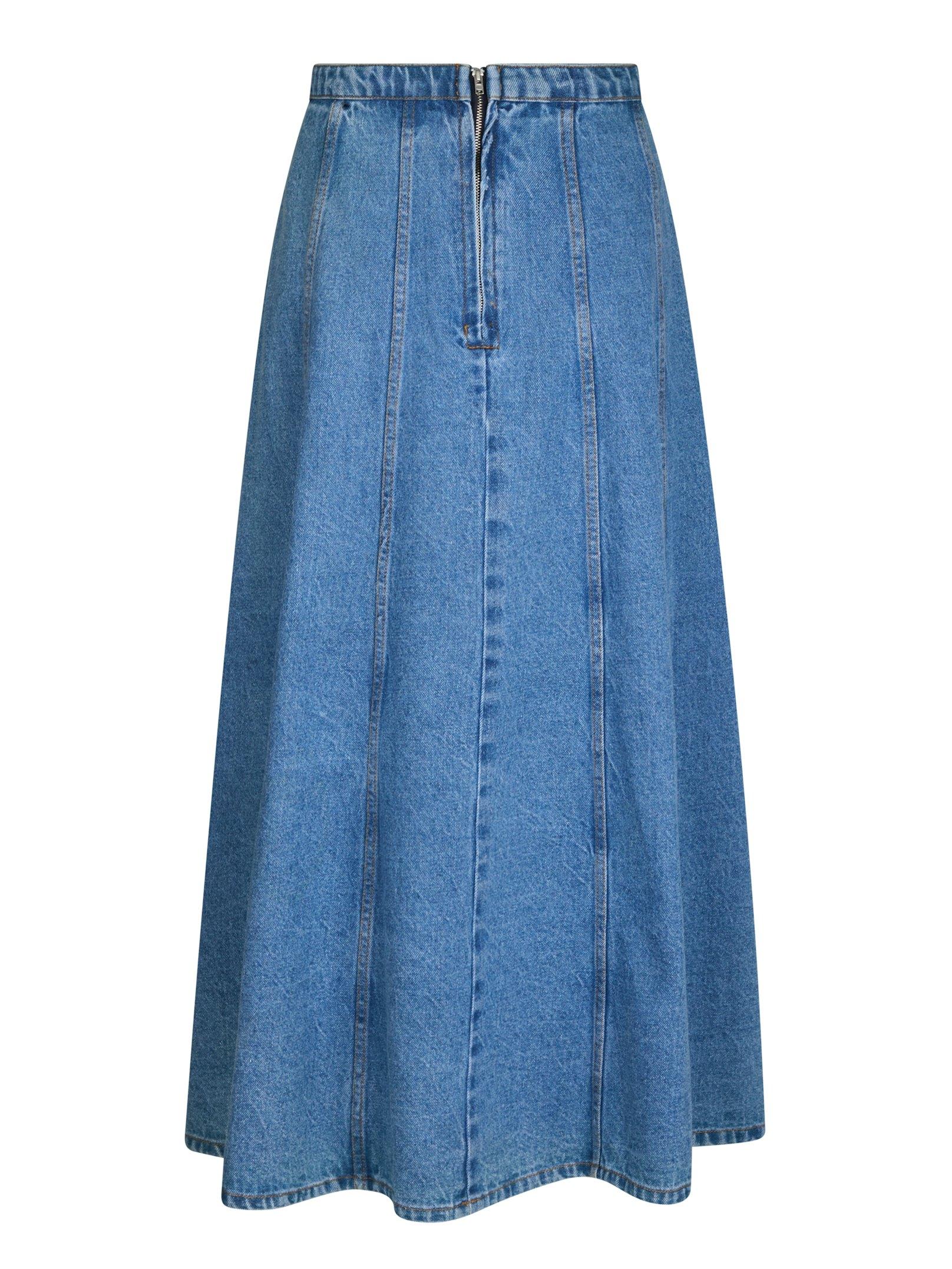 Raya Denim Skirt Vintage Blue - 2