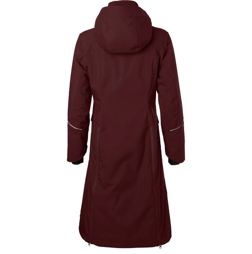 Stierna Nova Rain Coat - Merlot - waterproof