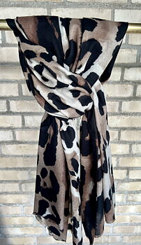 Cosy House Sjal Leo Beige