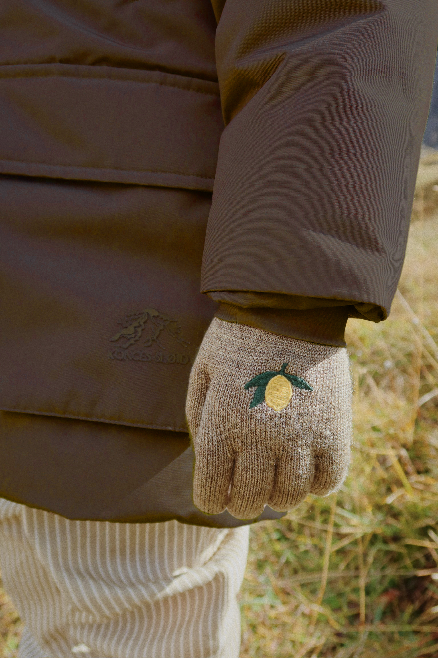 2 PACK FILLA GLOVES LEMON/STRIPE - 3