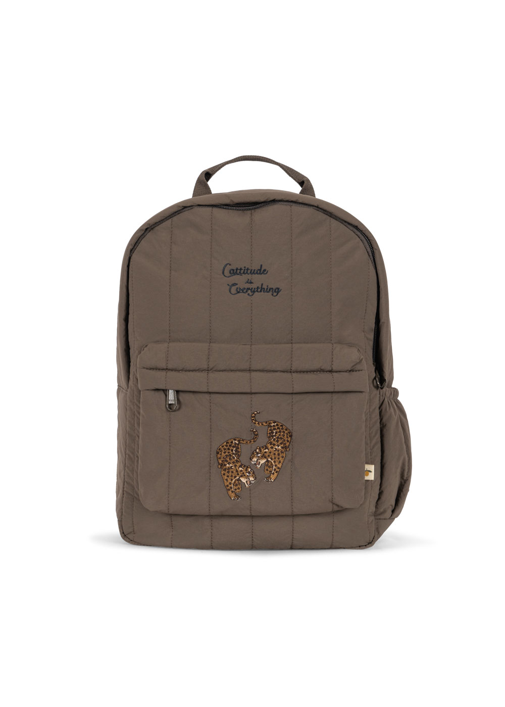 JUNO QUILTED BACKPACK MIDI WALNUT