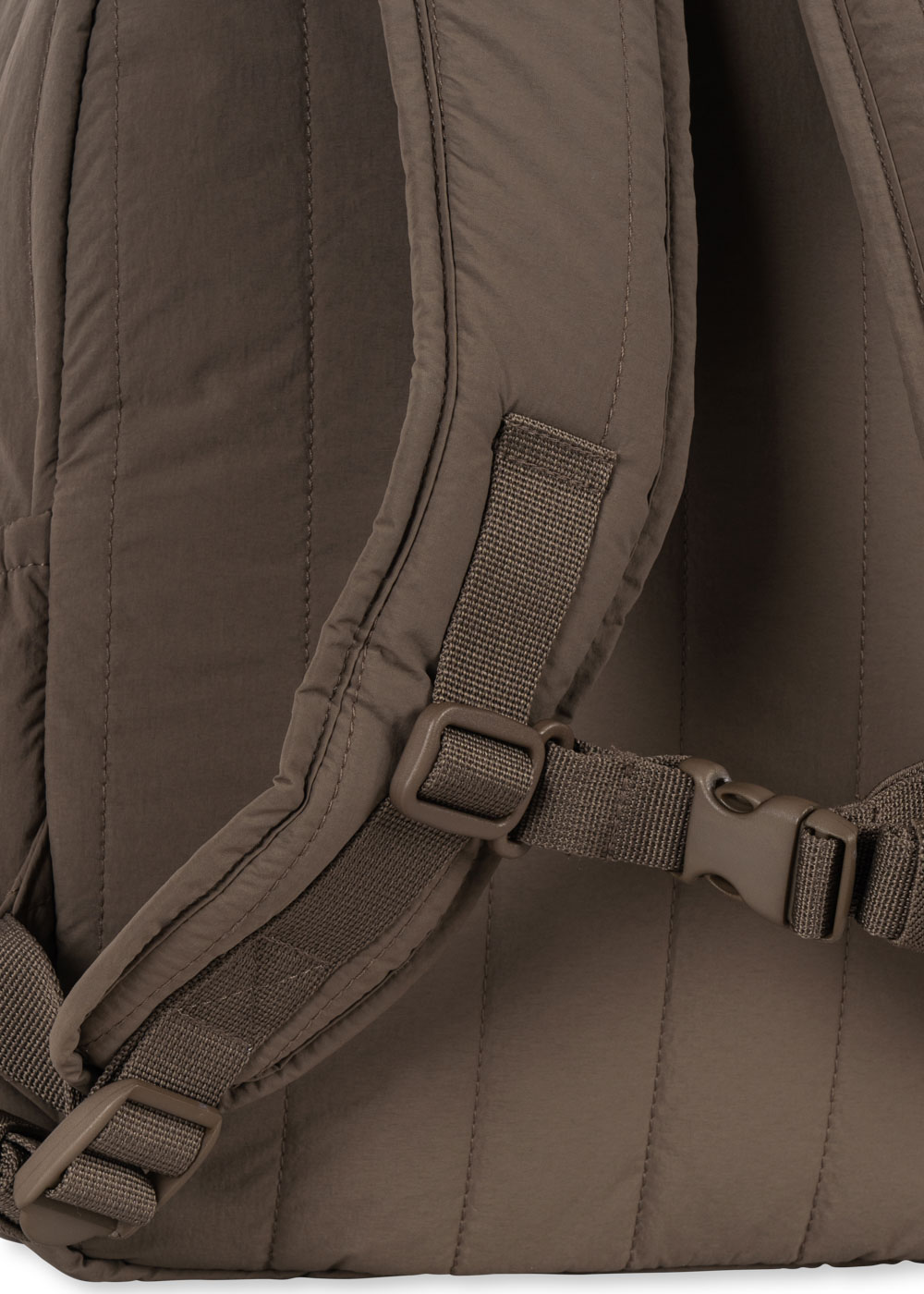 JUNO QUILTED BACKPACK MIDI WALNUT - 4