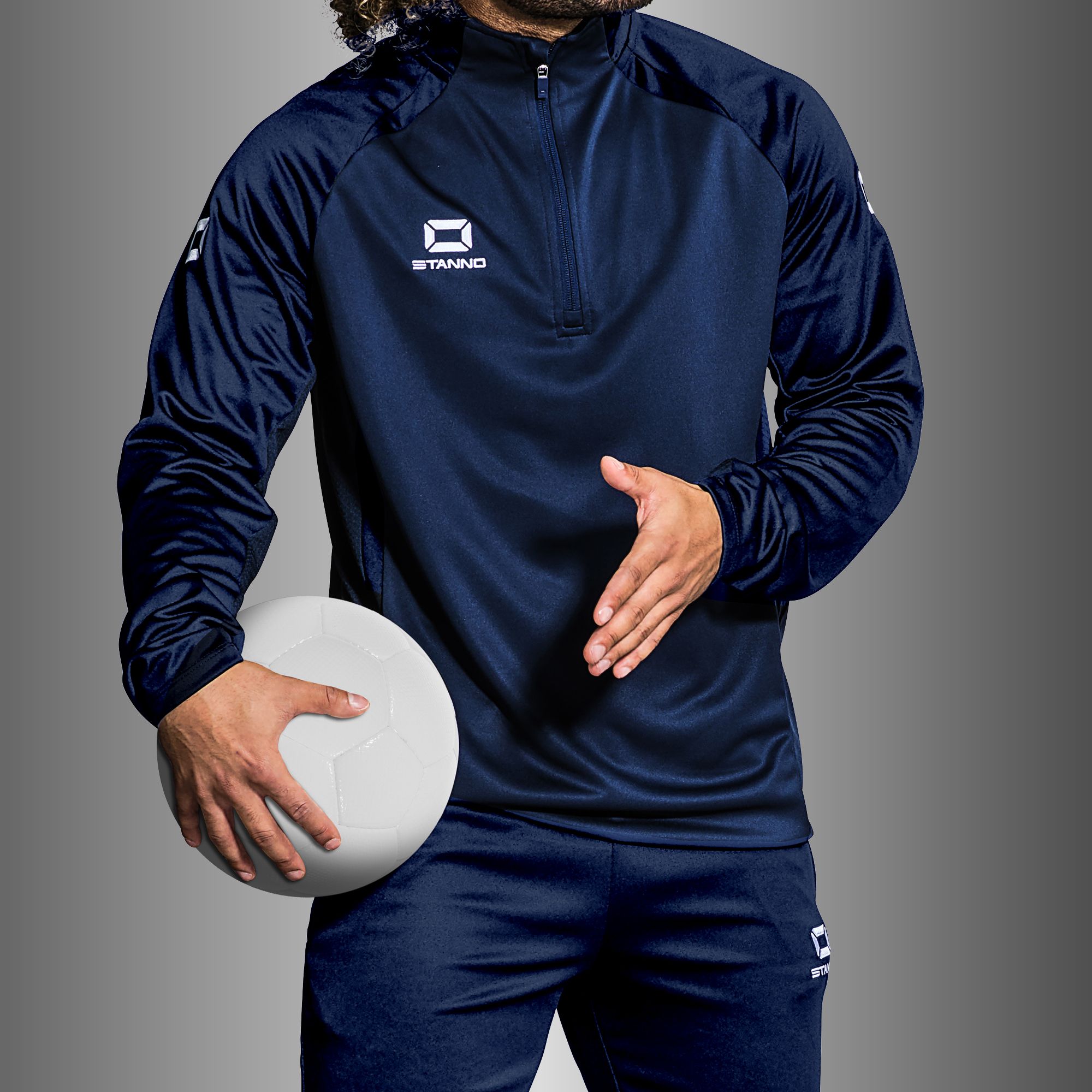 Stadio Quarter Zip Top, Unisex & Junior - 8