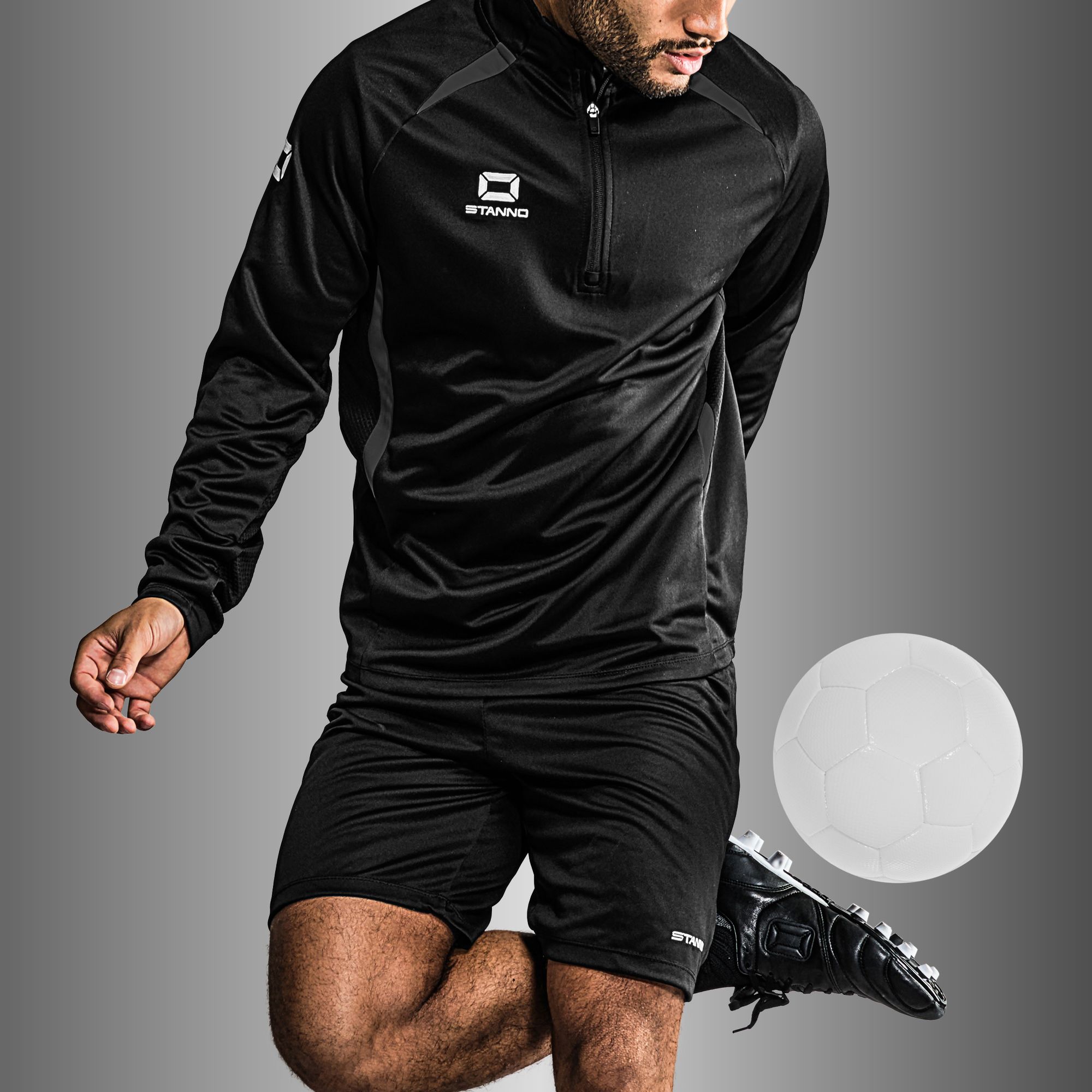 Stadio Quarter Zip Top, Unisex & Junior