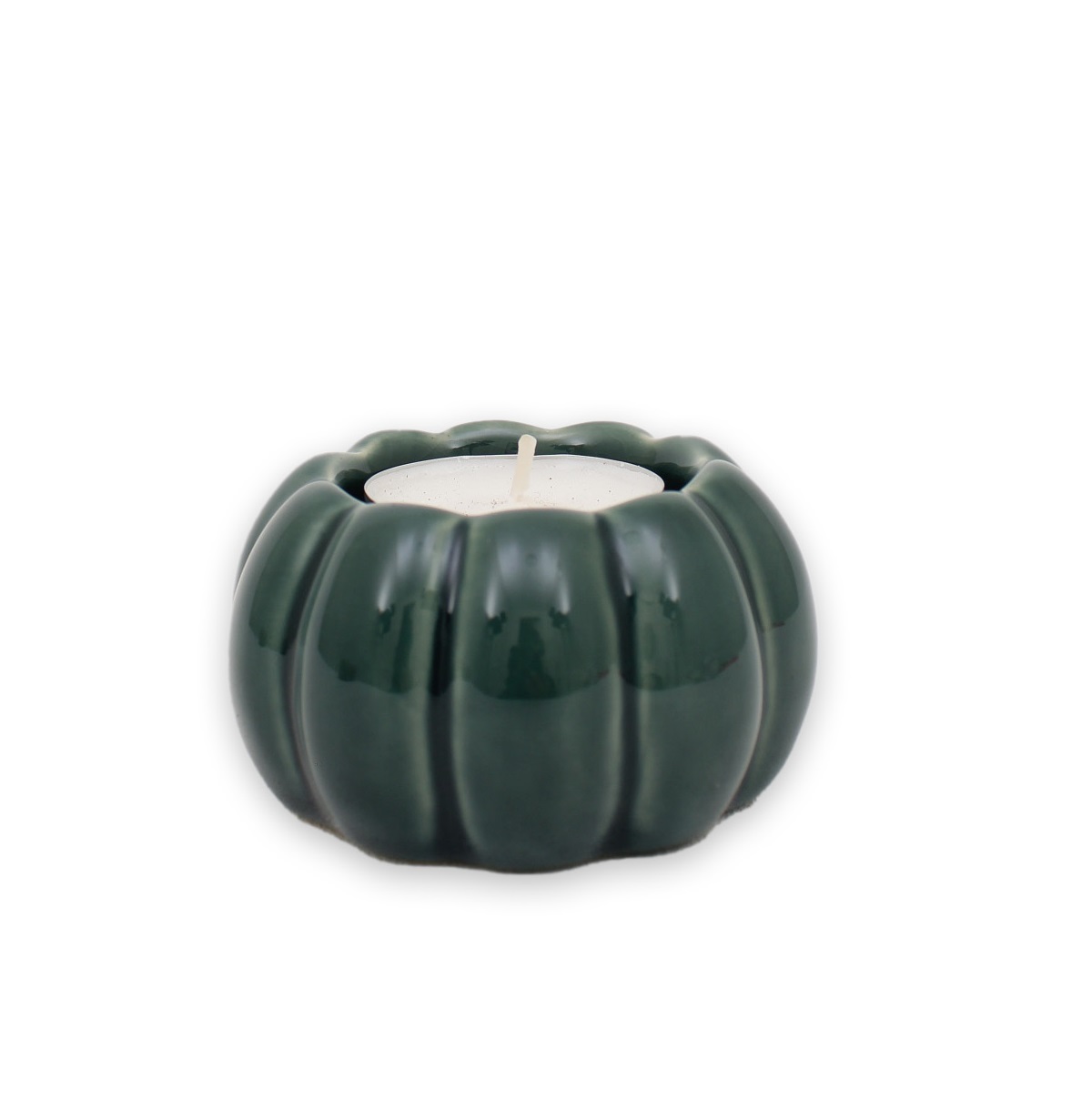 Pumpa ljuslykta petrol 7,8 cm keramik 
