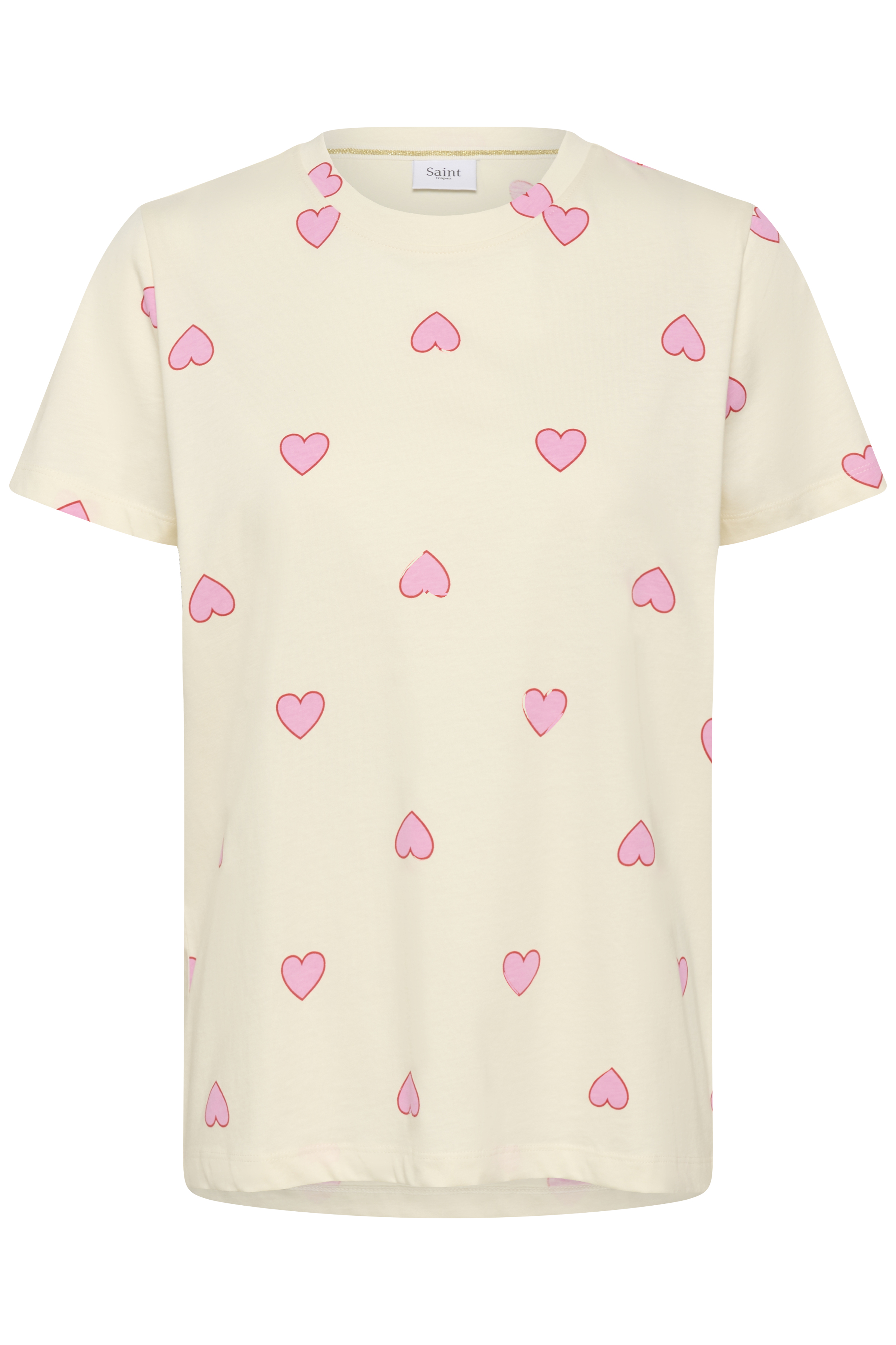 PixilinaSZ T-Shirt Off White Bonbon Big Hearts