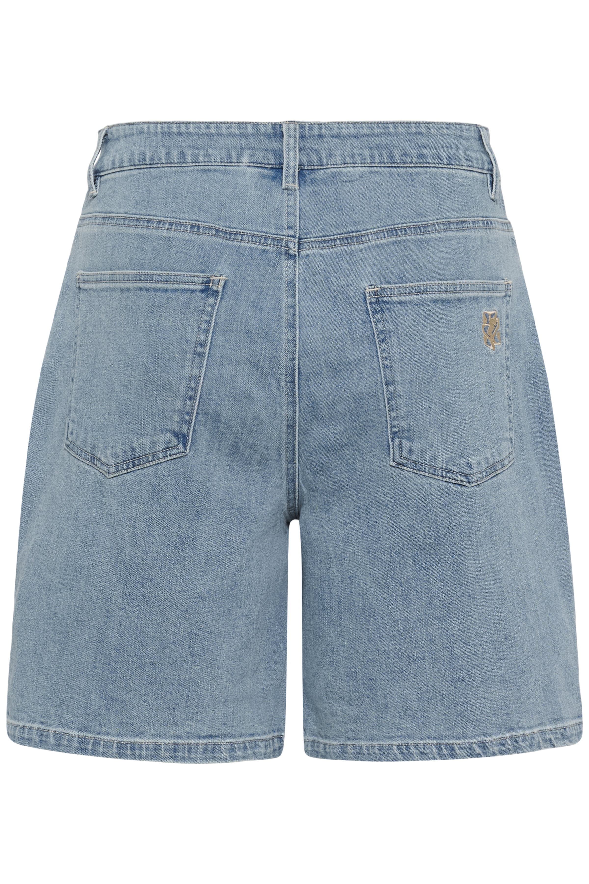 PolinaSZ Jeans Shorts Light Blue Denim - 2