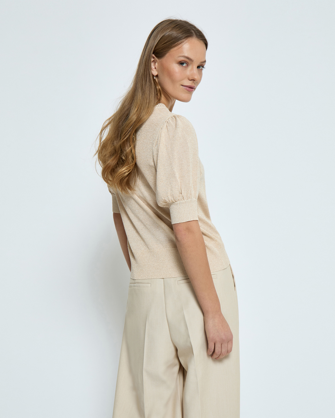 Topp Liva beige glittrig - 2
