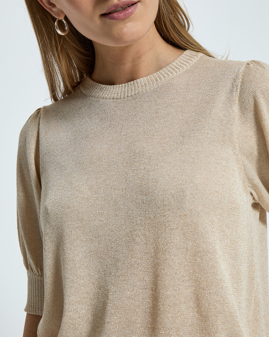 Topp Liva beige glittrig - 3